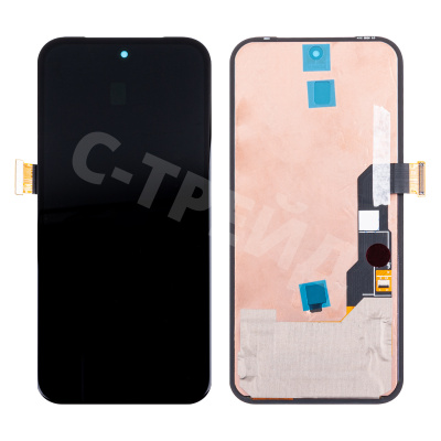 Дисплей для Google Pixel 8a (GKV4X/G6GPR/G8HHN/G576D) в сборе с тачскрином Черный - OR