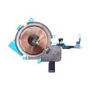 Шлейф для iPhone 15 Pro Max (A3106) на беспроводную зарядку/вспышку/микрофон