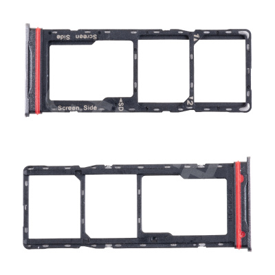 Держатель SIM для Infinix Hot 60i 4G (X6728) Серебро