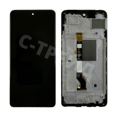 Дисплей для Tecno Pova 5 Pro 5G (LH8n) модуль с рамкой Черный - OR