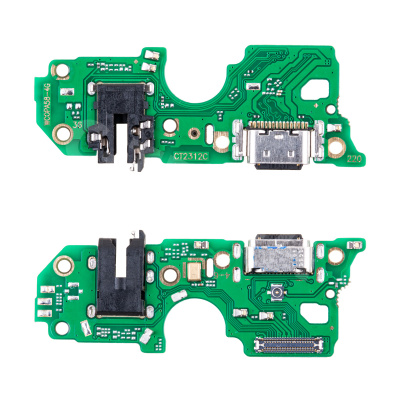 Шлейф для OPPO A38 (CPH2579) плата на системный разъем/разъем гарнитуры/микрофон