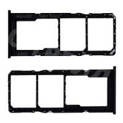 Держатель SIM для Samsung Galaxy A22 (A225F) Черный