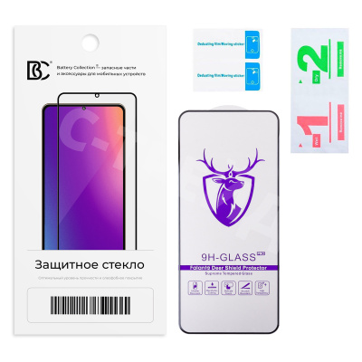 Защитное стекло "Премиум" для Tecno Pova 5/5 Pro 5G/6 Neo/7 Neo Черный