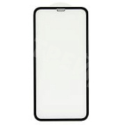Защитное стекло "Премиум" для iPhone Xr/11 Черный (Закалённое+, полное покрытие)