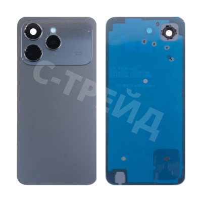 Задняя крышка для Tecno Spark 40 4G (KM5n) Черный - Премиум