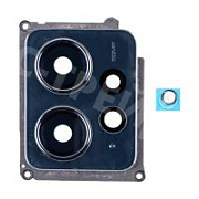 Стекло камеры для Xiaomi Redmi Note 12 4G (23021RAA2Y) в сборе с рамкой Черный