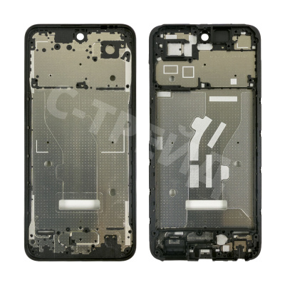 Рамка дисплея для Tecno Spark Go 1 (KL4) Черный (возможен дефект ЛКП)