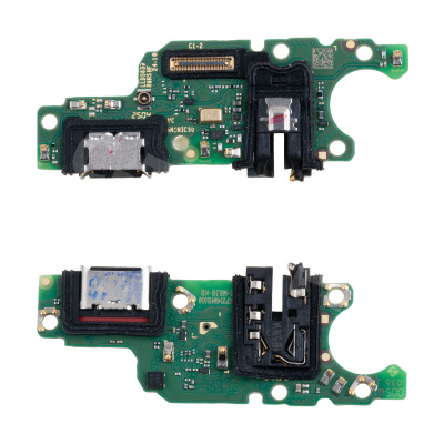Шлейф для Huawei Honor X6c (NIC-LX1/NIC-LX2/NIC-LX3) плата на системный разъем/разъем гарнитуры/микрофон - Премиум