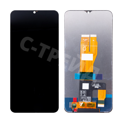 Дисплей для Realme C30s (RMX3690) в сборе с тачскрином Черный - OR