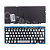 Подсветка клавиатуры для ноутбука MacBook Pro 17" A1297 (2009-2011, Г-образный Enter RU) Черный