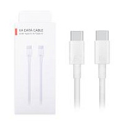 Кабель Type-C - Type-C Huawei (6A, 88W, чип SuperCharger) Белый - OR