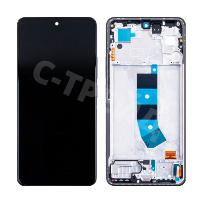 Дисплей для Xiaomi Redmi Note 13 4G (23129RAA4G/23124RA7EO/23129RA5FL) модуль с рамкой Черный - OR (SP)