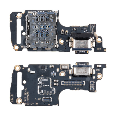 Шлейф для Vivo V27e/T2 4G (V2237/V2320) плата на системный разъем/разъем SIM/микрофон