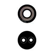 Стекло камеры для Tecno Camon 19 Neo (CH6i) (комплект 2 шт.) Черный