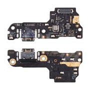 Шлейф для Xiaomi Poco M7 4G/Redmi 15 4G (25062PC34G/25062RN2DY) плата системный разъем/микрофон - Премиум