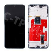Дисплей для Huawei Honor X8a 4G/90 Lite (CRT-LX1/CRT-NX1) модуль с рамкой Голубой - OR