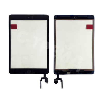 Тачскрин для iPad mini 3 2014 (A1599/A1600) в сборе с микросхемой Черный - OR
