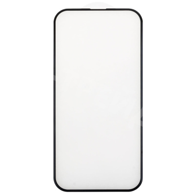 Защитное стекло "Премиум" для iPhone 14 Pro Max Черный (Закалённое+, полное покрытие)