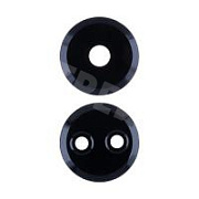 Стекло камеры для Xiaomi Poco C65 (2310FPCA4G) (комплект 2 шт.) Черный