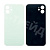 Задняя крышка для iPhone 12 (A2403) Зеленый (стекло, широкий вырез под камеру, логотип)