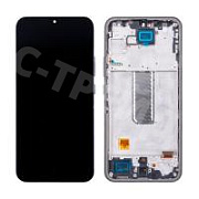 Дисплей для Samsung Galaxy A34 5G (A346B) модуль с рамкой Черный - (OLED) (Full Size)