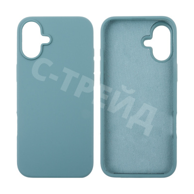 Чехол-накладка Soft Touch для iPhone 16 Plus Морская волна