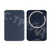 Задняя крышка для iPhone 17 Pro (A3523) Синий (стекло, монолит, MagSafe, логотип) - Премиум