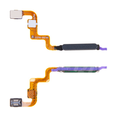 Шлейф для Xiaomi Redmi Note 12 4G (23021RAA2Y) сканер отпечатка пальцев Черный