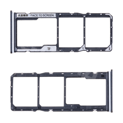 Держатель SIM для Xiaomi Redmi Note 12 4G/12S (23021RAA2Y/23030RAC7Y) Черный