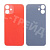 Задняя крышка для iPhone 12 mini (A2399) Красный (стекло, монолит, широкий вырез под камеру, логотип) - Премиум