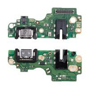 Шлейф для Infinix Hot 50 Pro (X6881) плата на системный разъем/разъем гарнитуры/микрофон - Премиум