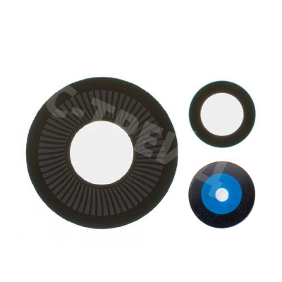 Стекло камеры для Huawei Nova 11 (FOA-LX9) (комплект 3 шт.) Черный