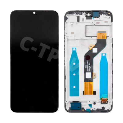Дисплей для Infinix Hot 12 Pro (X668C) модуль с рамкой Черный - OR