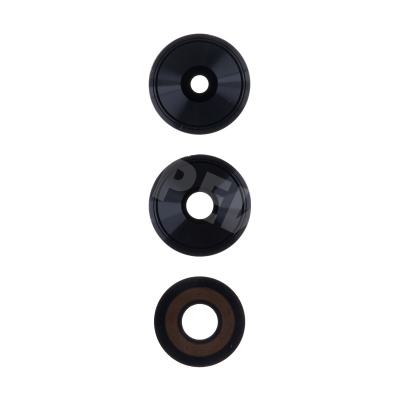 Стекло камеры для Tecno Spark 20C (BG7n) (комплект 3 шт.) Черный