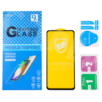 Защитное стекло "Премиум" для Samsung Galaxy A20/A30/A30s/A50/M21/M30s/M31 (A205F/A305F/A307F/A505F/M215F/M307F/M315F) Черный