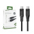 Кабель Type-C - Type-C Acefast C3-03 (3A, 60W, PD, 1.2 м) Черный