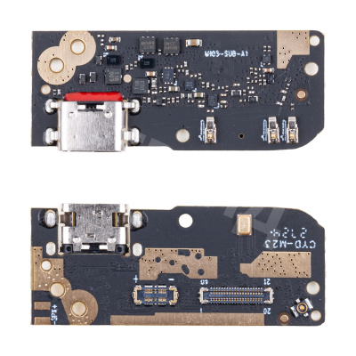 Шлейф для Doogee V Max плата на системный разъем/микрофон - Премиум