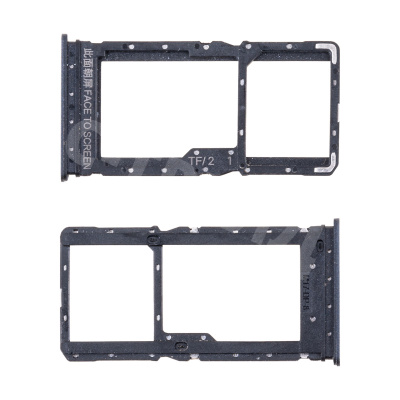 Держатель SIM для Xiaomi Redmi 12 4G (23053RN02Y) Черный