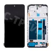 Дисплей для Xiaomi Redmi Note 12 4G (23021RAA2Y) модуль с рамкой Черный - (In-Cell) - Премиум
