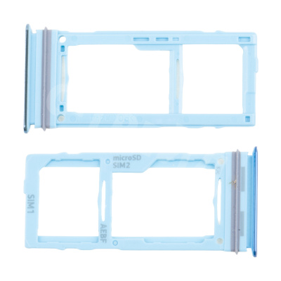 Держатель SIM для Samsung Galaxy A52/A52 5G/A52s 5G/A72 (A525F/A526B/A528B/A725F) Синий