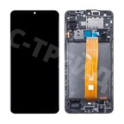 Дисплей для Samsung Galaxy A12 (A125F) модуль c рамкой Черный - OR Ref. (SP)