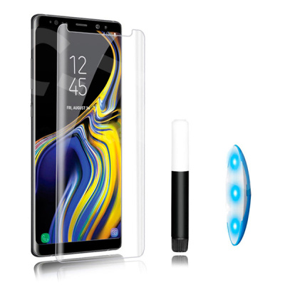 Защитное стекло "UV комплект" для Samsung Galaxy S20+ (G985F) (клей, лампа)