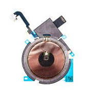 Шлейф для iPhone 15 Pro (A3102) на беспроводную зарядку/вспышку/микрофон - Премиум