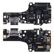Шлейф для Xiaomi Redmi Note 10S/Poco M5s (M2101K7BNY/2207117BPG) плата системный разъем/разъем гарнитуры/микрофон - Премиум