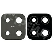 Стекло камеры для Samsung Galaxy A12/M12/A12 Nacho (A125F/M127F/A127F) Черный