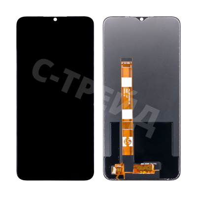 Дисплей для Realme C25s (RMX3195) в сборе с тачскрином Черный - OR
