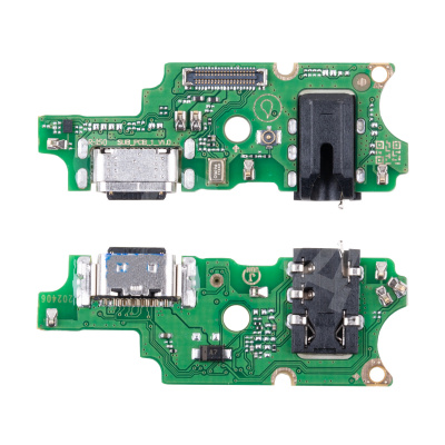 Шлейф для Tecno Spark 20 Pro (KJ6) плата на системный разъем/разъем гарнитуры/микрофон