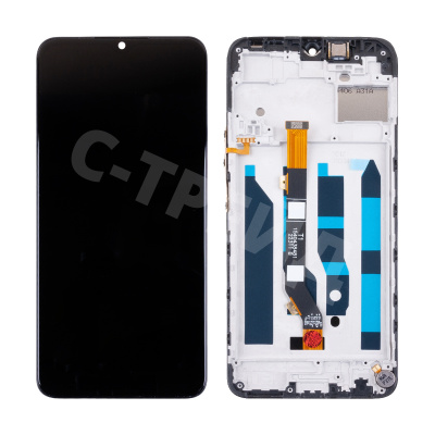 Дисплей для Tecno Spark 9 Pro/9T/9 Pro Sport (KH7n) модуль с рамкой Черный - OR