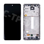 Дисплей для Samsung Galaxy A52/A52 5G/A52s 5G (A525F/A526B/A528B) модуль с рамкой Белый - OR (SP)