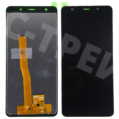 Дисплей для Samsung Galaxy A7 2018 (A750F) в сборе с тачскрином Черный - (In-Cell)